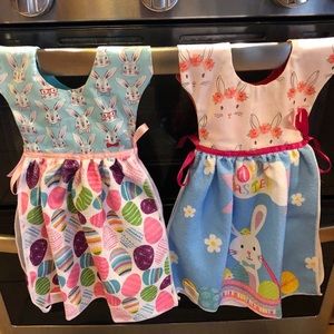 Handcrafted kitchen towels 🐰